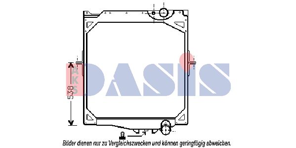 AKS DASIS Radiators, Motora dzesēšanas sistēma 280110N
